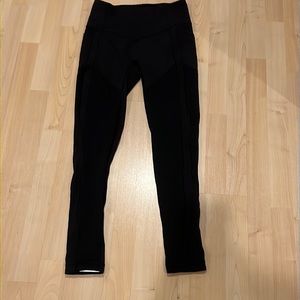 Lululemon black leggings size 8